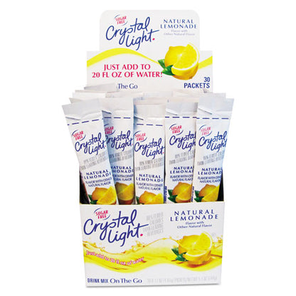 Crystal Light Flavored Drink Mix, Lemonade, 30 .17oz Packets-Box GEN00796