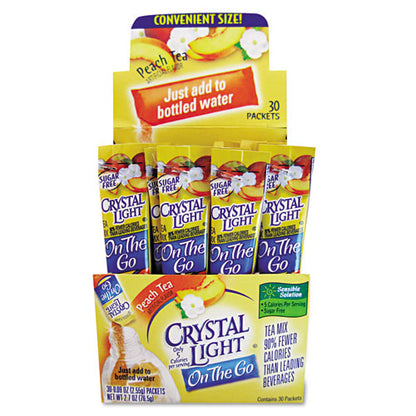Crystal Light Flavored Drink Mix, Peach Tea, 30 .09oz Packets-Box GEN00797