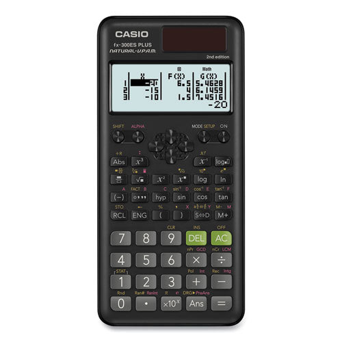 Casio FX-300ES Plus 2nd Edition Scientific Calculator, 16-Digit LCD, Black FX-300ESPLS2-S