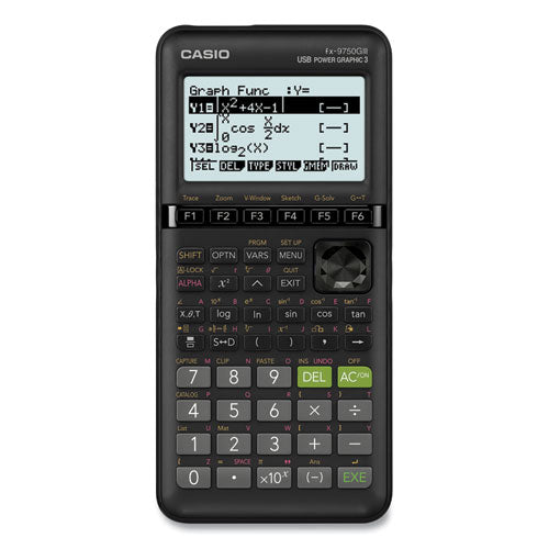 Casio FX-9750GIII 3rd Edition Graphing Calculator, 21-Digit LCD, Black FX-9750GIII