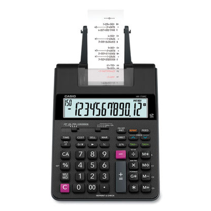 Casio HR170R Printing Calculator, 12-Digit, LCD HR-170RC