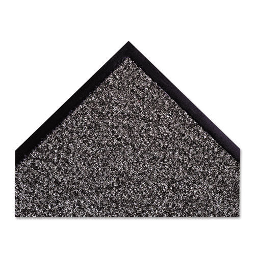 Crown Dust-Star Microfiber Wiper Mat, 48 x 72, Charcoal DS 0046CH