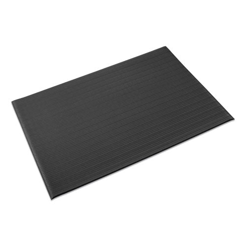 Crown Ribbed Vinyl Anti-Fatigue Mat, 24 x 36, Black FL 2436BK