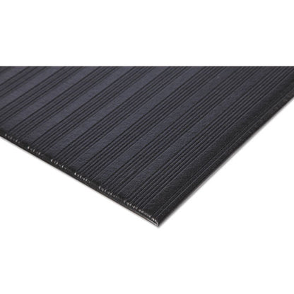 Crown Ribbed Vinyl Anti-Fatigue Mat, 24 x 36, Black FL 2436BK