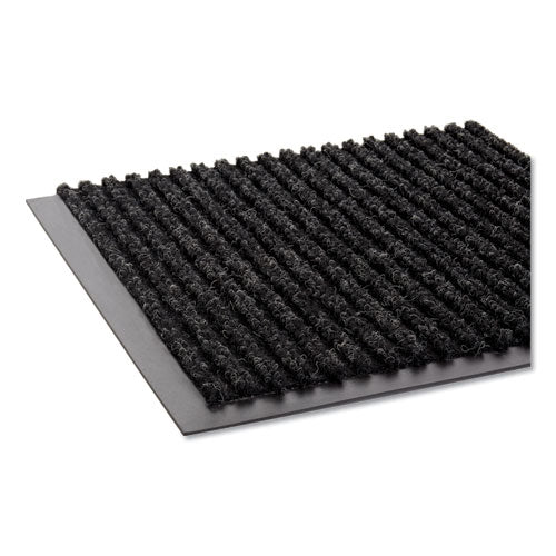 Crown Needle-Rib Wiper-Scraper Mat, Polypropylene, 48 x 72, Charcoal NR 0046CH