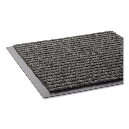 Crown Needle Rib Wipe and Scrape Mat, Polypropylene, 48 x 72, Gray NR 0046GY