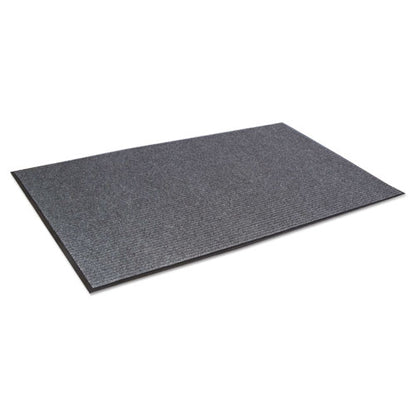 Crown Needle Rib Wipe and Scrape Mat, Polypropylene, 48 x 72, Gray NR 0046GY