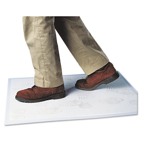 Crown Walk-N-Clean Dirt Grabber Mat with Starter Pad, 31.5 x 25.5, Gray WC 3125SG