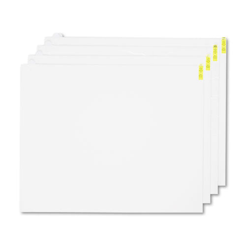 Crown Walk-N-Clean Mat 60-Sheet Refill Pad, 30 x 24, 4-Carton, White WC RPLPDW