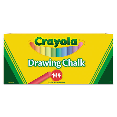 Crayola Colored Drawing Chalk Twenty-Four Assorted Colors (144 Count) 510400