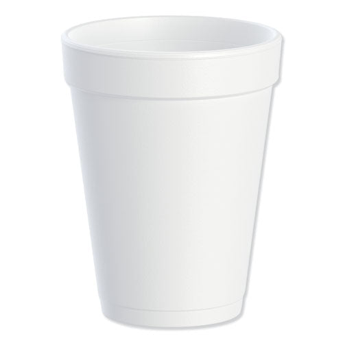 Dart Foam Drink Cups, 14 oz, White, 1,000-Carton 14J16