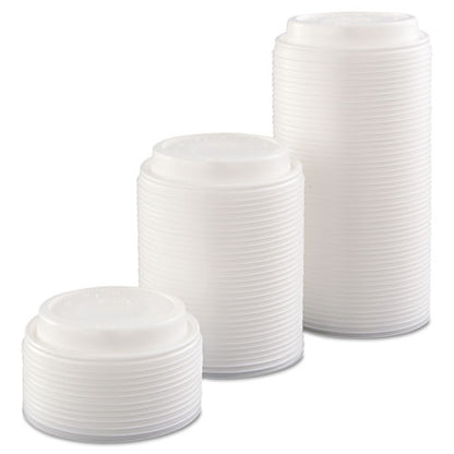 Dart Cappuccino Dome Sipper Lids, Fits 12 oz to 24 oz Cups, White, 1,000-Carton 16EL