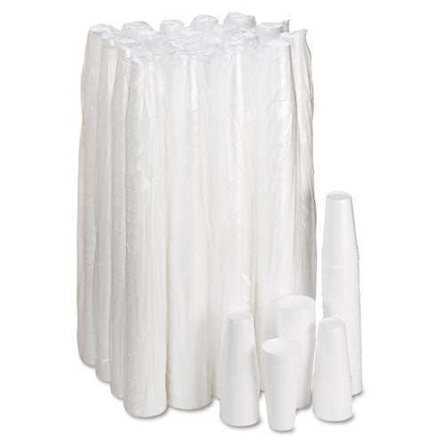Dart Foam Drink Cups, 20 oz, White, 500-Carton 20J16
