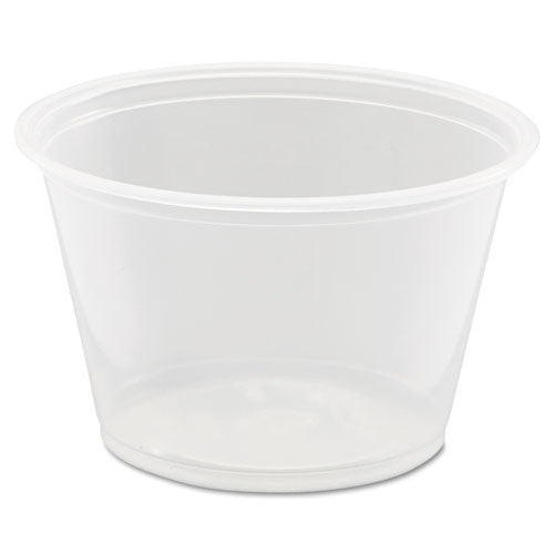 Dart Conex Complements Portion-Medicine Cups, 4 oz, Clear, 125-Bag, 20 Bags-Carton 400PC
