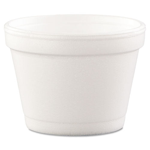 Dart Bowl Containers, 4 oz, White, 1,000-Carton 4J6