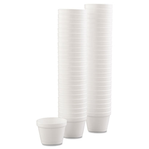 Dart Bowl Containers, 4 oz, White, 1,000-Carton 4J6