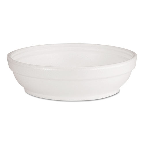 Dart Insulated Foam Bowls, 5 oz, White, 50-Pack, 20 Packs-Carton 5B20
