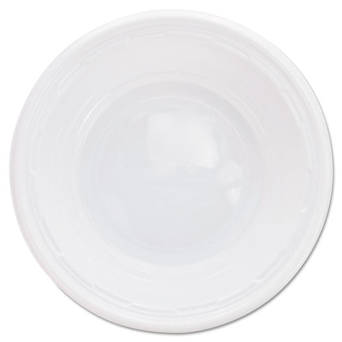 Dart Plastic Bowls, 5 to 6 oz, White, 125-Pack, 8 Packs-Carton 5BWWF