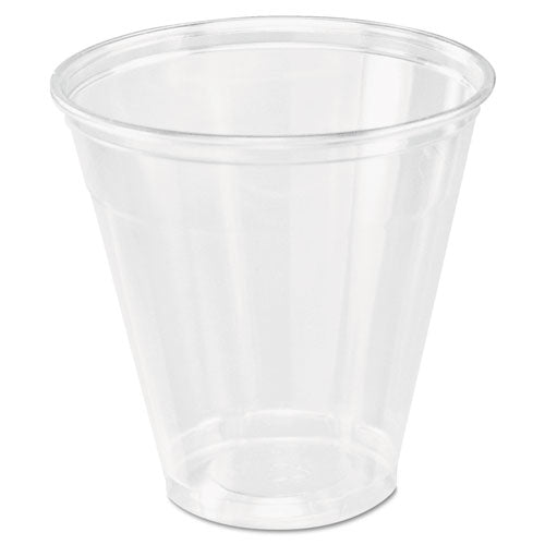 Dart Ultra Clear Cups, 5 oz, PET, 100-Bag, 25 Bags-Carton 5C
