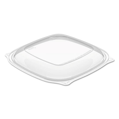 Dart PresentaBowls Pro Clear Square Lids for 24-32 oz Bowls, 8.5 x 8.5 x 0.5, Clear, 63-Bag, 4 Bags-Carton C2464BDL