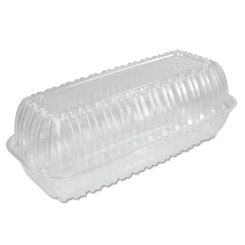 Dart Showtime Clear Hinged Containers, Hoagie Container, 29.9 oz, 5.1 x 9.9 x 3.5, Clear 100-Bag 2 Bags-Carton C99HT1