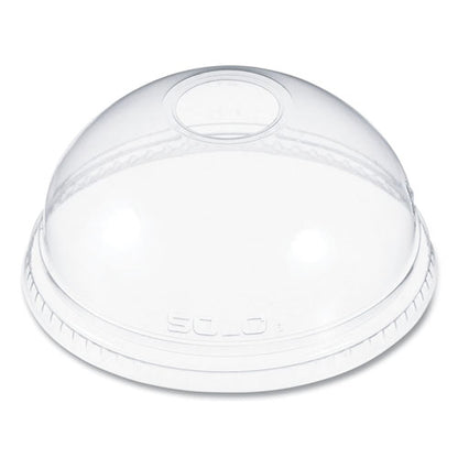 Dart Ultra Clear Dome Cold Cup Lids, Fits 16 oz to 24 oz Cups, PET, Clear, 1,000-Carton DLR626