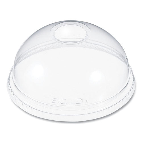 Dart Ultra Clear Dome Cold Cup Lids, Fits 16 oz to 24 oz Cups, PET, Clear, 100-Pack DLR626