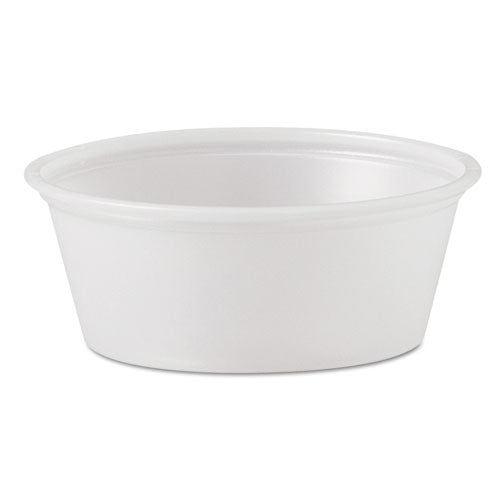 Dart Polystyrene Portion Cups, 1.5 oz, Translucent, 2,500-Carton P150N