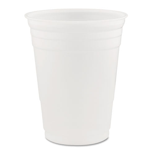 Dart Conex Translucent Plastic Cold Cups, 16 oz, 50-Sleeve, 20 Sleeves-Carton P16