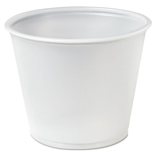 Dart Polystyrene SoufflÃ© Portion Cups, 5.5 oz, Translucent, 250-Bag, 10 Bags-Carton P550N