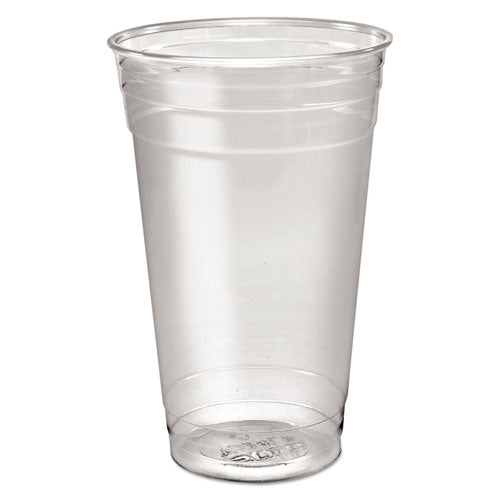 Dart Ultra Clear PETE Cold Cups, 24 oz, Clear, 50-Sleeve, 12 Sleeves-Carton TD24