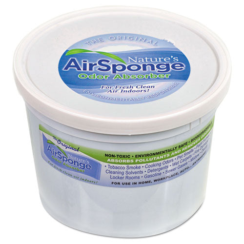 Nature's Air Sponge Odor Absorber, Neutral, 64 oz Tub, 4-Carton 101-3