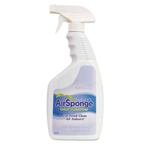 Nature's Air Sponge Odor Absorber Spray, Fragrance Free, 22 oz Spray Bottle, 12-Carton DMI 101-32
