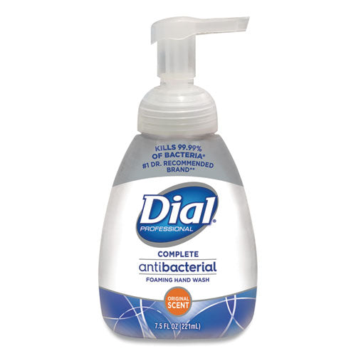 Dial Professional Antibacterial Foaming Hand Wash, Original, 7.5 oz Pump 02936