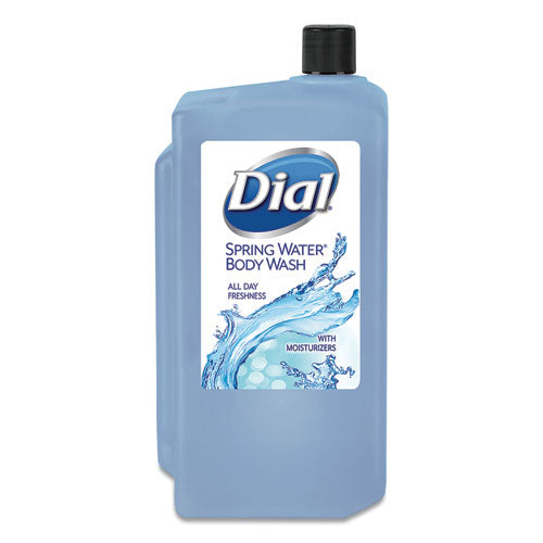 Dial Professional Body Wash Refill for 1L Liquid Dispenser, Spring Water, 1 L, 8-Carton 4031