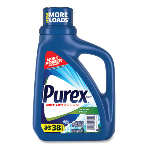 Purex Liquid Laundry Detergent, Mountain Breeze, 50 oz Bottle, 6-Carton 04784CT