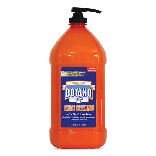 Boraxo Orange Heavy Duty Hand Cleaner, 3 L Pump Bottle, 4-Carton DIA 06058