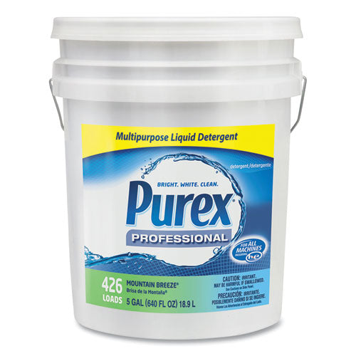 Purex Liquid Laundry Detergent, Mountain Breeze, 5 gal. Pail 6354