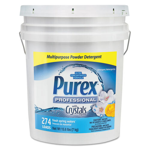 Purex Dry Detergent, Fresh Spring Waters, Powder, 15.6 lb. Pail g Waters DIA 06355