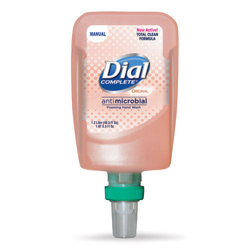 Dial Professional Antibacterial Foaming Hand Wash Refill for FIT Manual Dispenser, Original, 1.2 L 16670EA