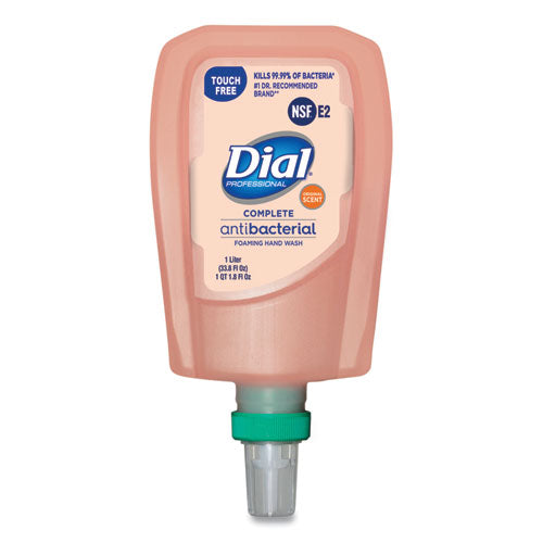 Dial Professional Antibacterial Foaming Hand Wash Refill for FIT Touch Free Dispenser, Original, 1 L 16674EA