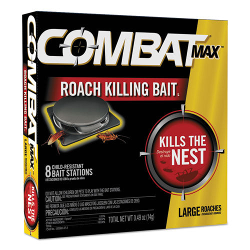 Combat Roach Bait Insecticide, 0.49 oz Bait, 8-Pack, 12 Pack-Carton DIA 51913