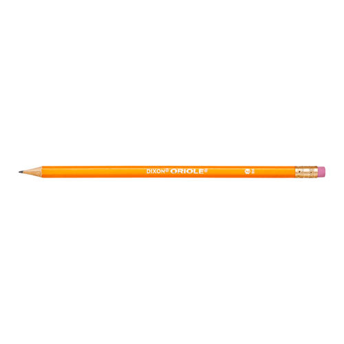 Dixon Oriole Pre-Sharpened Pencil, HB (#2), Black Lead, Yellow Barrel, 144-Pack X12866X