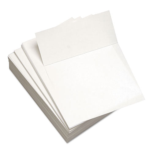 Lettermark Custom Cut-Sheet Copy Paper, 92 Bright, Micro-Perforated 3.66" from Bottom, 20lb, 8.5 x 11, White, 500-Ream 851032