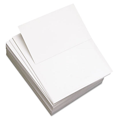 Lettermark Custom Cut-Sheet Copy Paper, 92 Bright, Micro-Perforated 5.5" from Top, 20lb, 8.5 x 11, White, 500 Sheets-Ream, 5 Reams-CT 851055
