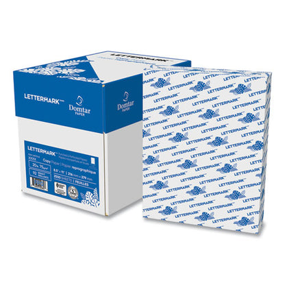 Lettermark Custom Cut-Sheet Copy Paper, 92 Bright, Micro-Perforated Every 3.66", 24lb, 8.5 x 11, White, 500-Ream 451332