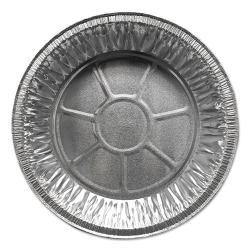 Durable Packaging Aluminum Pie Pans, Medium, 27.6 oz, 9" Diameter x 1"h, Silver, 500-Carton 200030