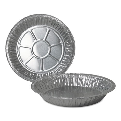 Durable Packaging Aluminum Pie Pans, Deep, 32.7 oz, 9" Diameter x 1.31", Silver, 500-Carton 210040