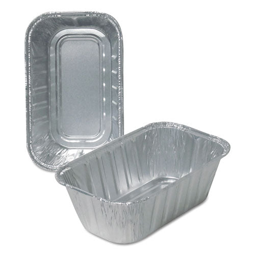 Durable Packaging Aluminum Loaf Pans, 1 lb, 6.13 x 3.75 x 2, 500-Carton 500030