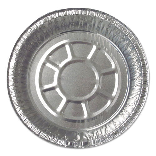 Durable Packaging Aluminum Round Containers, 22 Gauge, 24 oz, 7" Diameter x 1.75"h, Silver, 500-Carton 527-500